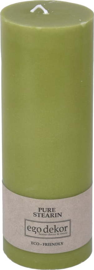 Zelená svíčka Eco candles by Ego dekor Friendly, doba hoření 60 h
