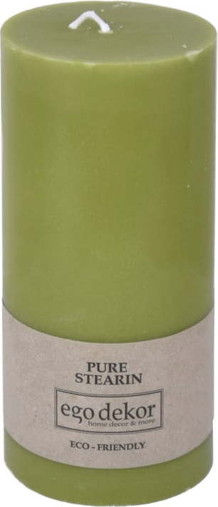 Zelená svíčka Eco candles by Ego dekor Friendly, doba hoření 50 h