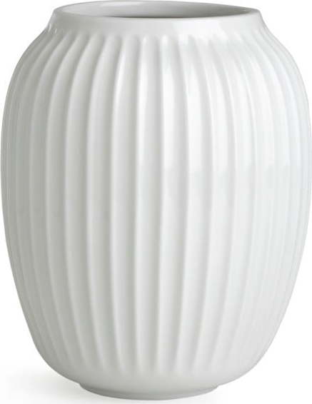 Bílá kameninová váza Kähler Design Hammershoi, ⌀ 16,5 cm