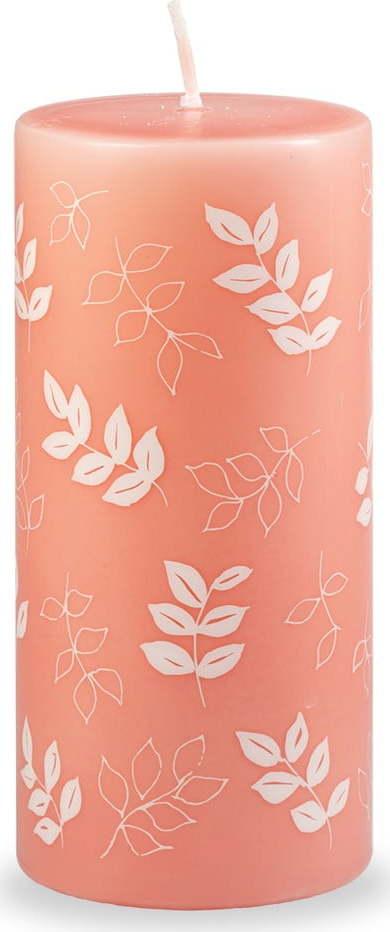 Oranžovorůžová svíčka Unipar Pure Beauty, doba hoření 73 h