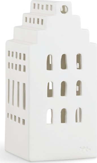 Bílý keramický svícen Kähler Design Urbania Lighthouse Manor