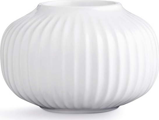 Bílý porcelánový svícen na čajové svíčky Kähler Design Hammershoi, ⌀ 10 cm