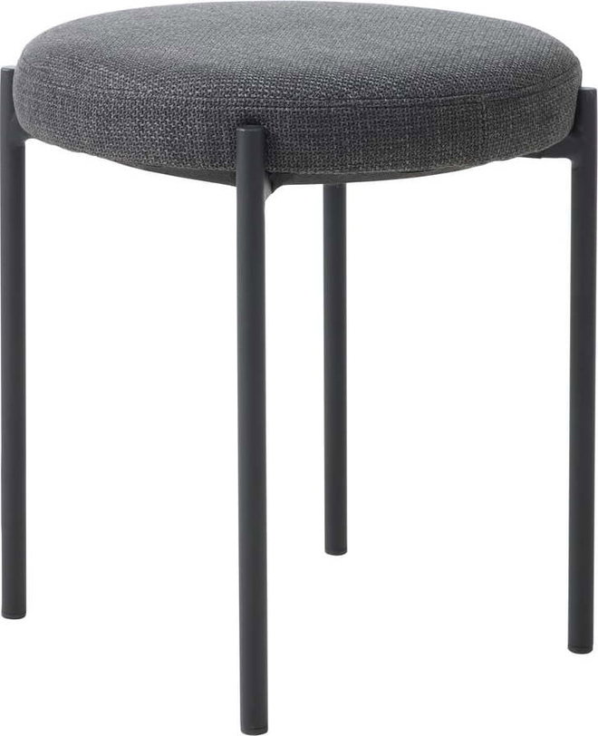 Tmavě šedá kovová stolička Pelican – Unique Furniture