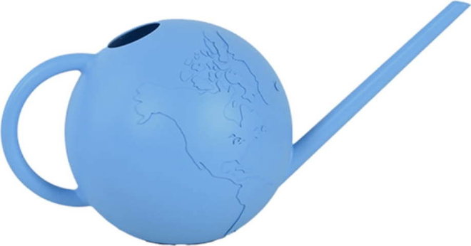 Modrá konev na zalévání Esschert Design Globus, 1,5 l