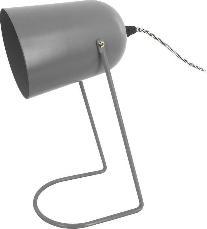 Šedá stolní lampa Leitmotiv Enchant