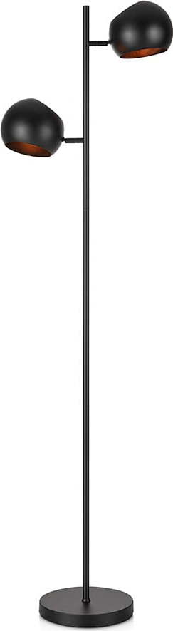 Černá stojací lampa Edgar - Markslöjd