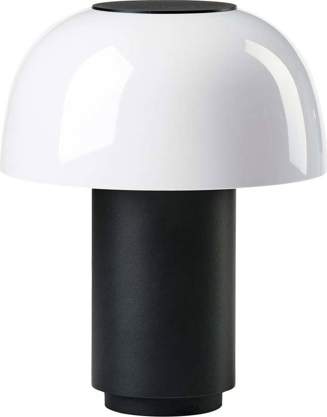 Černá hliníková LED stmívatelná stolní lampa (výška 22 cm) Harvest – Zone