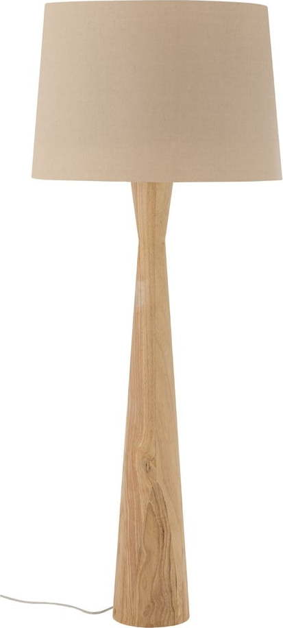 Béžová stojací lampa s textilním stínidlem (výška 130 cm) Leonor – Bloomingville
