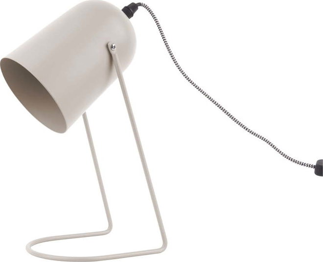 Šedá stolní lampa Leitmotiv Enchant