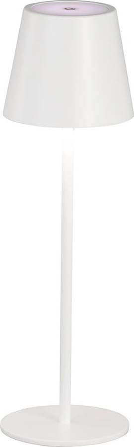 Bílá LED stolní lampa s kovovým stínidlem (výška 36,5 cm) Viletto – Fischer & Honsel