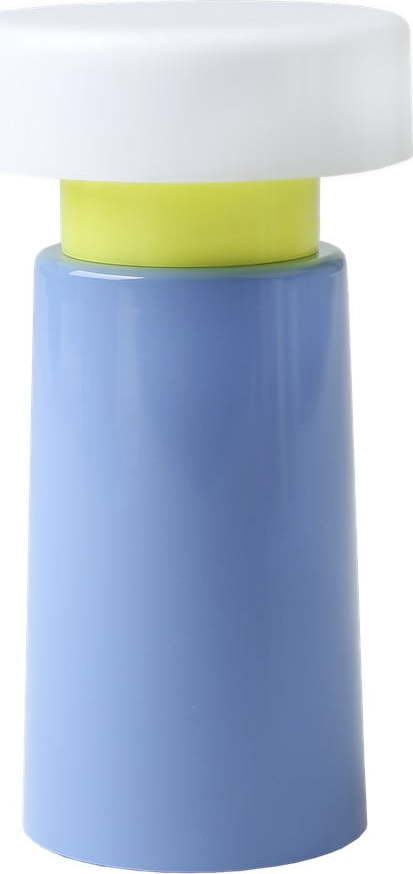 Modrá LED stmívatelná stolní lampa (výška 17,5 cm) Victoria – Remember