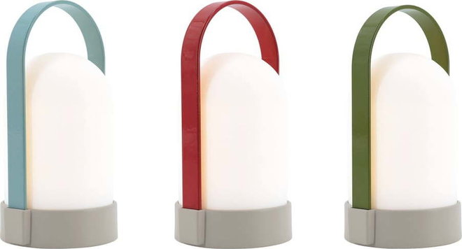 Bílá LED stmívatelná stolní lampa (výška 15 cm) Uri – Remember