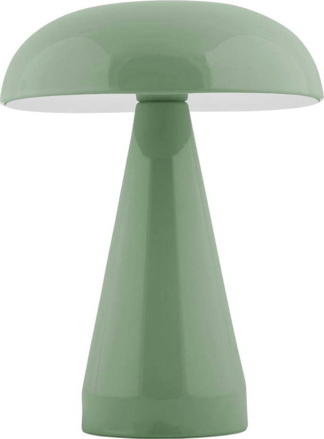 Zelená LED stmívatelná stolní lampa s kovovým stínidlem (výška 20,5 cm) Rachel – Leitmotiv