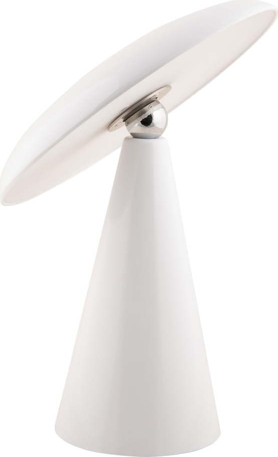 Bílá LED stmívatelná stolní lampa (výška 26 cm) Phoebe – Leitmotiv