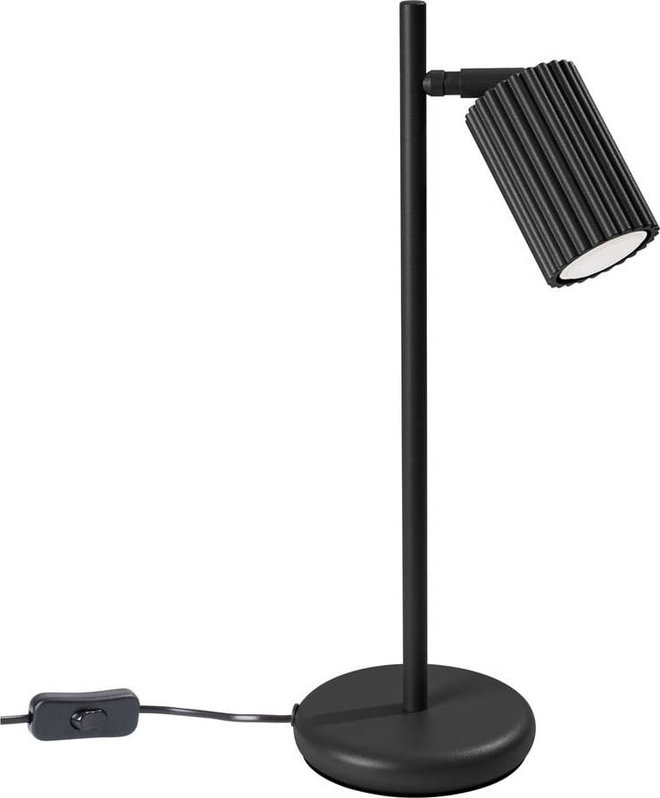 Černá stolní lampa (výška 43 cm) Gleam – Sollux
