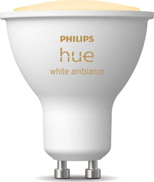 LED smart žárovka GU10, 4 W White ambiance – Philips Hue