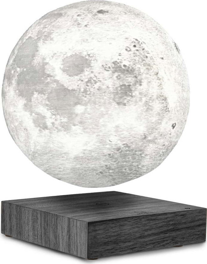 Černá světelná dekorace do zásuvky ø 12 cm Moon – Gingko