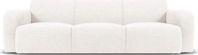 Bílá pohovka z textilie bouclé 235 cm Molino – Micadoni Home