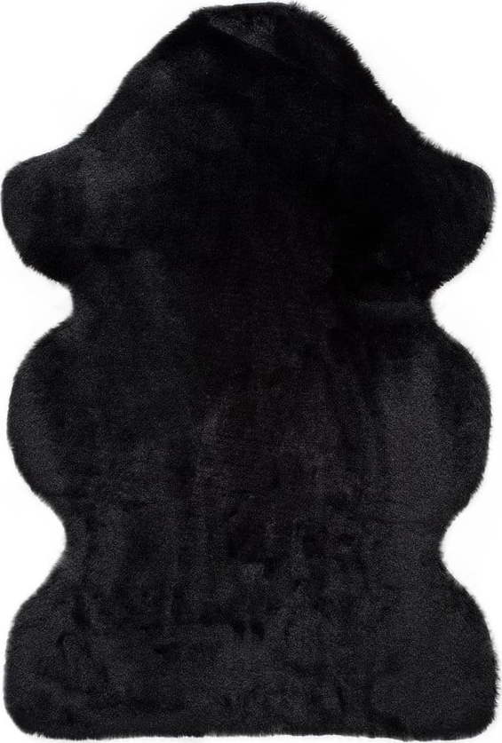 Černý koberec Universal Fox Liso, 60 x 90 cm