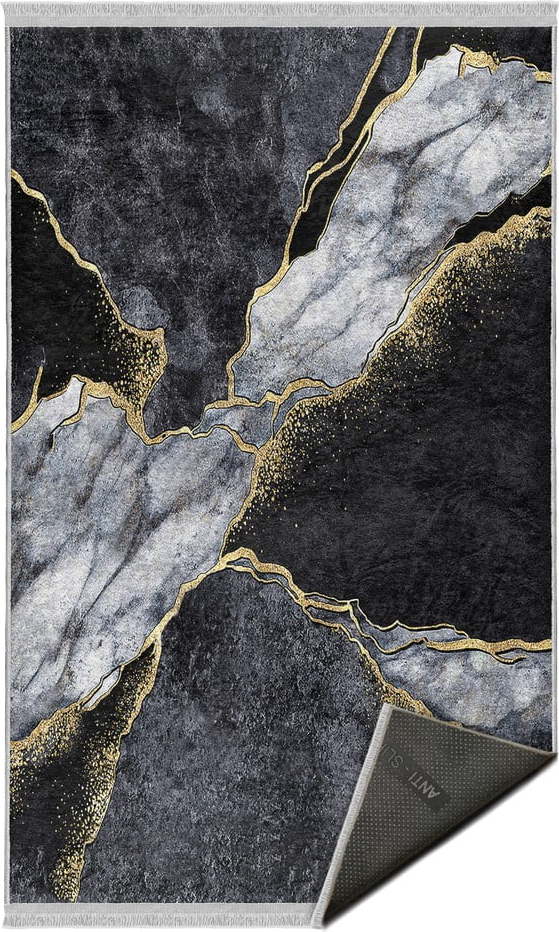 Černý koberec 160x230 cm – Mila Home