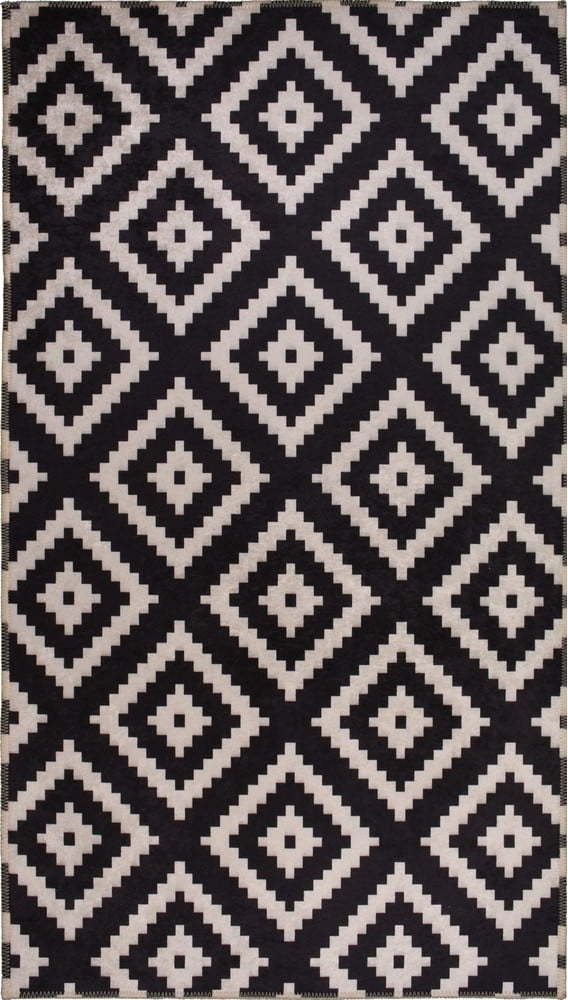 Černý pratelný koberec 230x160 cm - Vitaus