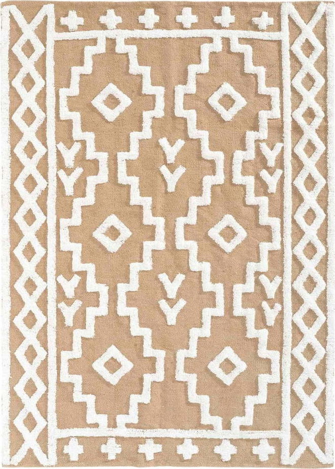 Béžový koberec s příměsí juty 120x170 cm Medine – douceur d'intérieur
