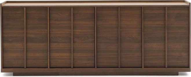Hnědá komoda v dekoru ořechu 200x80x45 cm Onix – Kave Home