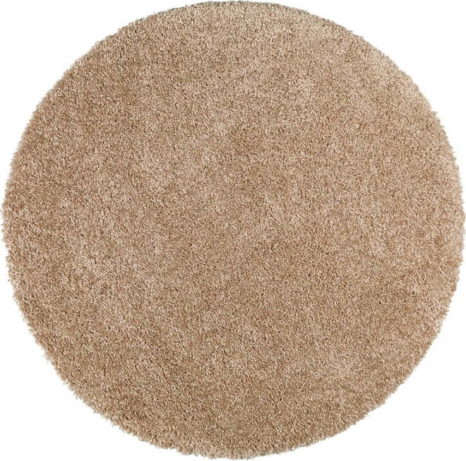 Světle hnědý koberec Universal Aqua Liso, ø 80 cm