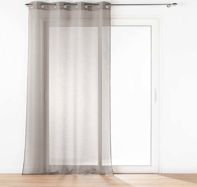 Hnědá voálová záclona 140x240 cm Lissea – douceur d'intérieur