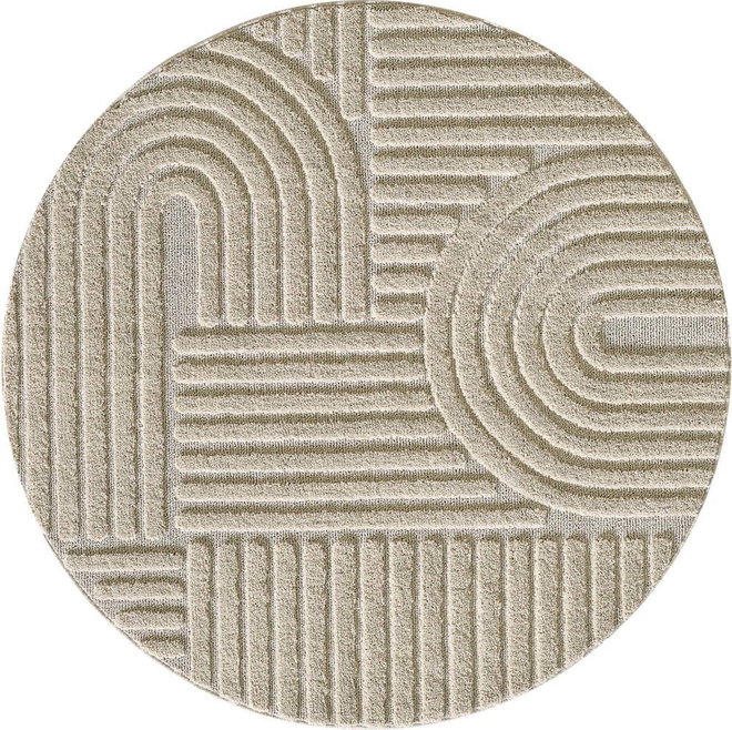 Béžový kulatý koberec ø 200 cm Art – Ayyildiz Carpets