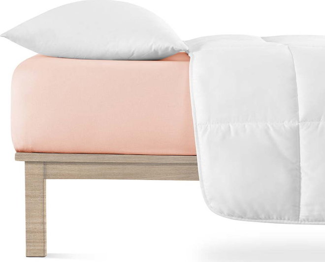 Světle růžové napínací prostěradlo jersey 180x200 cm Boxspring – Andrea Simone