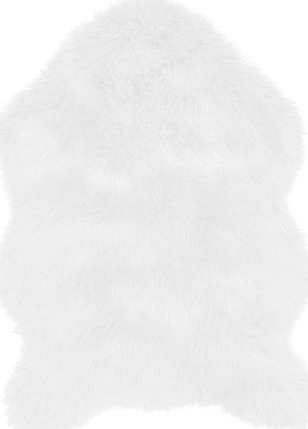 Bílá umělá kožešina Tiseco Home Studio Sheepskin, 60 x 90 cm