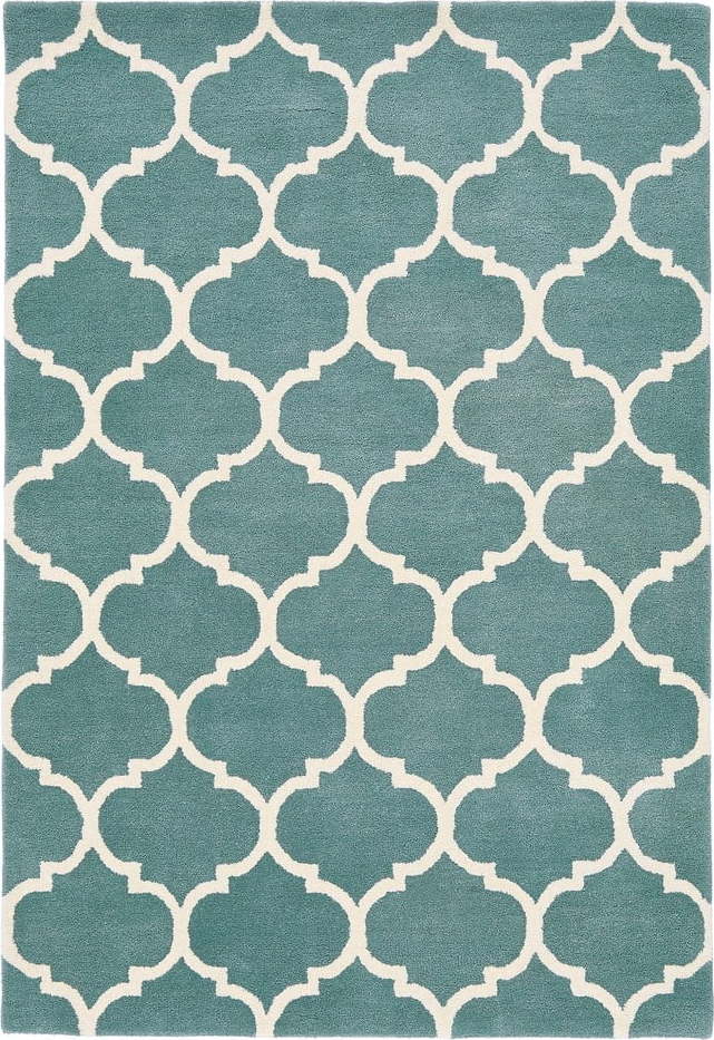 Modrý ručně tkaný vlněný koberec 120x170 cm Albany – Asiatic Carpets