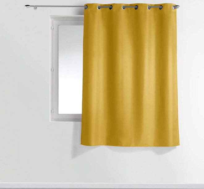 Žlutý závěs 140x180 cm Essentiel – douceur d'intérieur