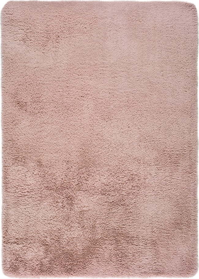 Růžový koberec Universal Alpaca Liso, 60 x 100 cm