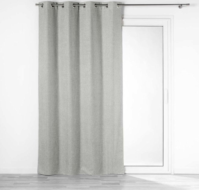 Světle šedý zatemňovací závěs 140x260 cm Crepuscule – douceur d'intérieur