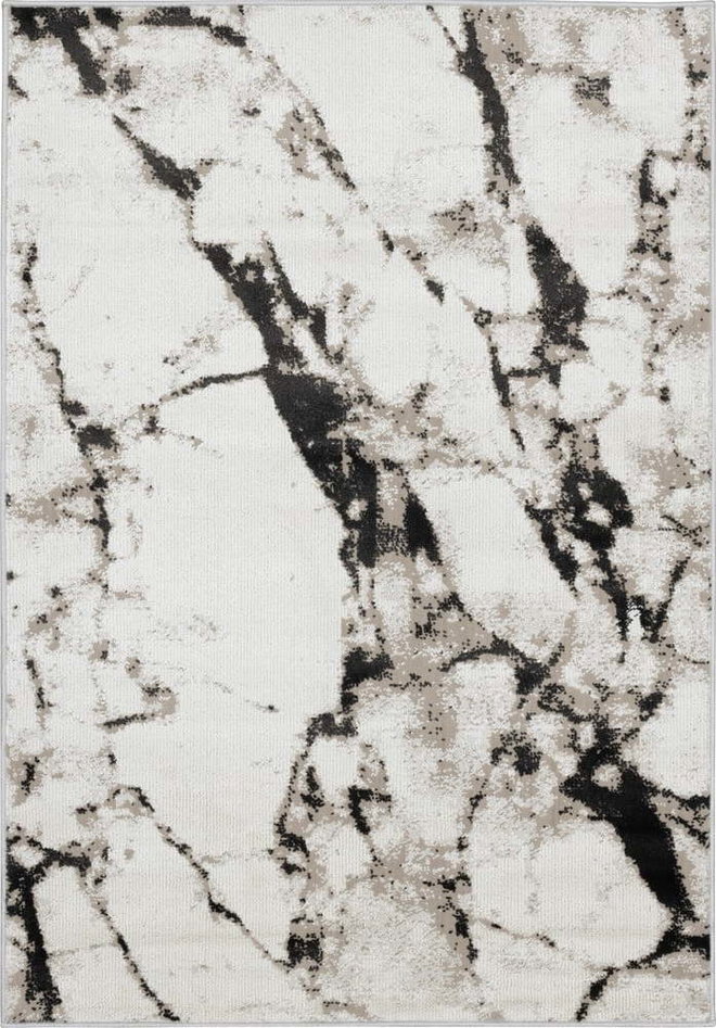 Bílý koberec 133x190 cm Soft – FD
