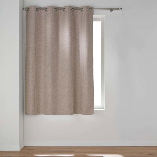 Hnědý zatemňovací závěs 140x180 cm Crepuscule – douceur d'intérieur