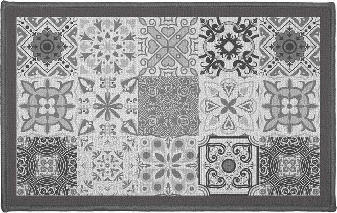 Šedý pratelný koberec 50x80 cm Persane – douceur d'intérieur