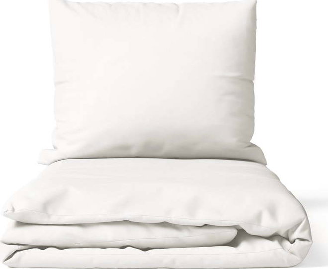 Bílé povlečení na dvoulůžko z mikrosaténu 200x200 cm Basic – Bonami Essentials