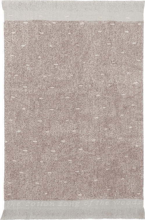 Béžový pratelný ručně tkaný bavlněný koberec 140x200 cm Woods Symphony Linen – Lorena Canals