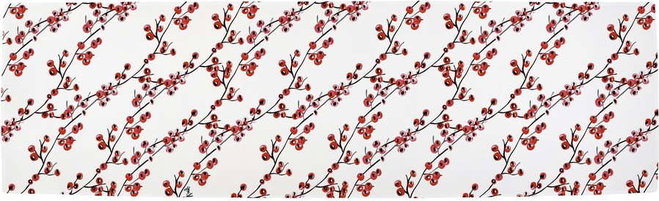 Bavlněný běhoun na stůl 40x140 cm Snowbound – Butter Kings