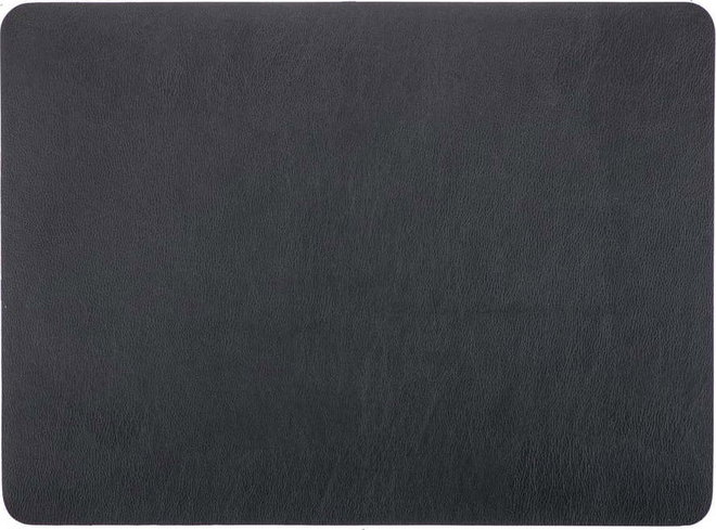 Černé prostírání z imitace kůže ZicZac Togo, 33 x 45 cm