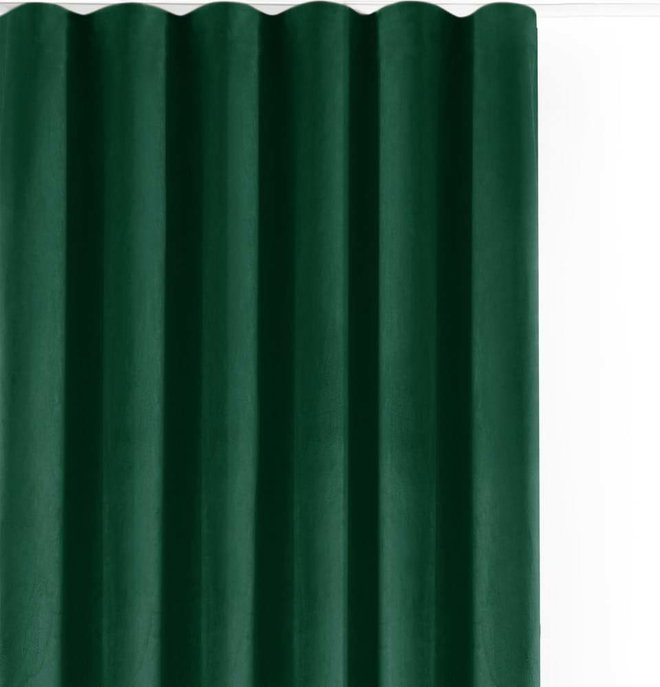 Zelený sametový dimout závěs 140x300 cm Velto – Filumi