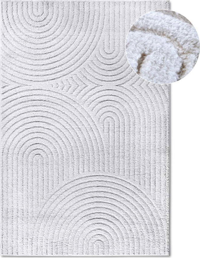 Bílý koberec 120x170 cm Panglao New York White – Elle Decoration