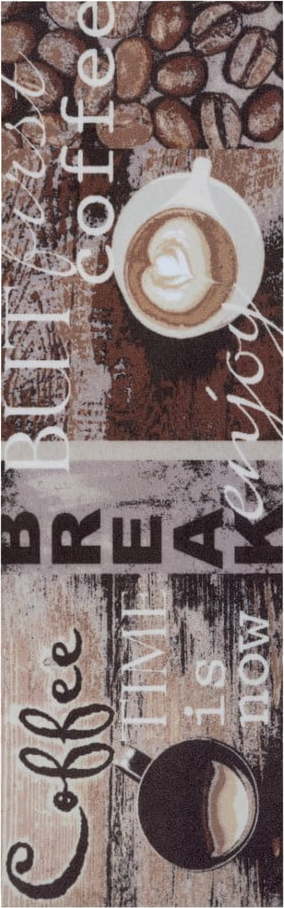 Hnědý koberec běhoun 50x150 cm Enjoy Coffee Break – Hanse Home