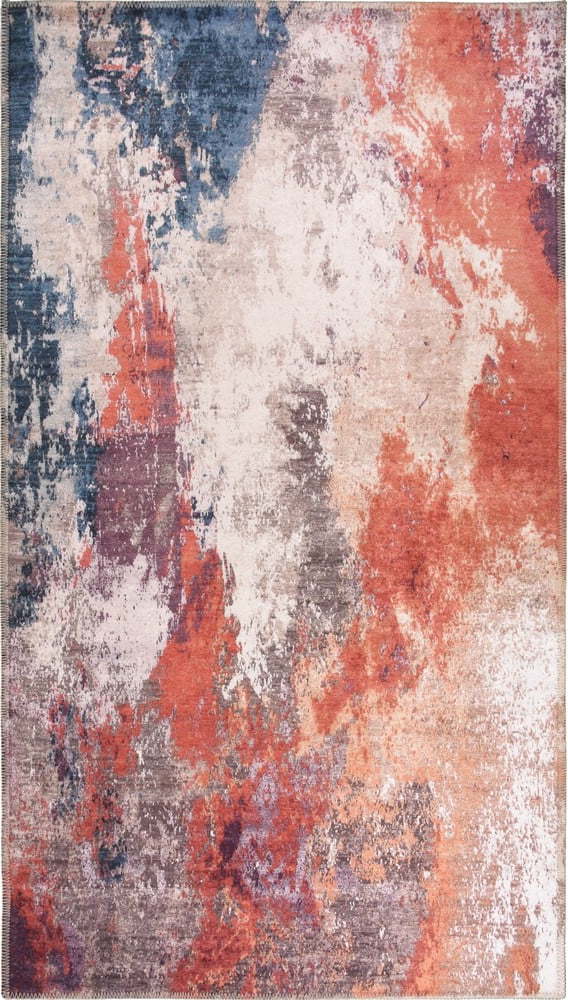 Červeno-modrý pratelný koberec 230x160 cm - Vitaus