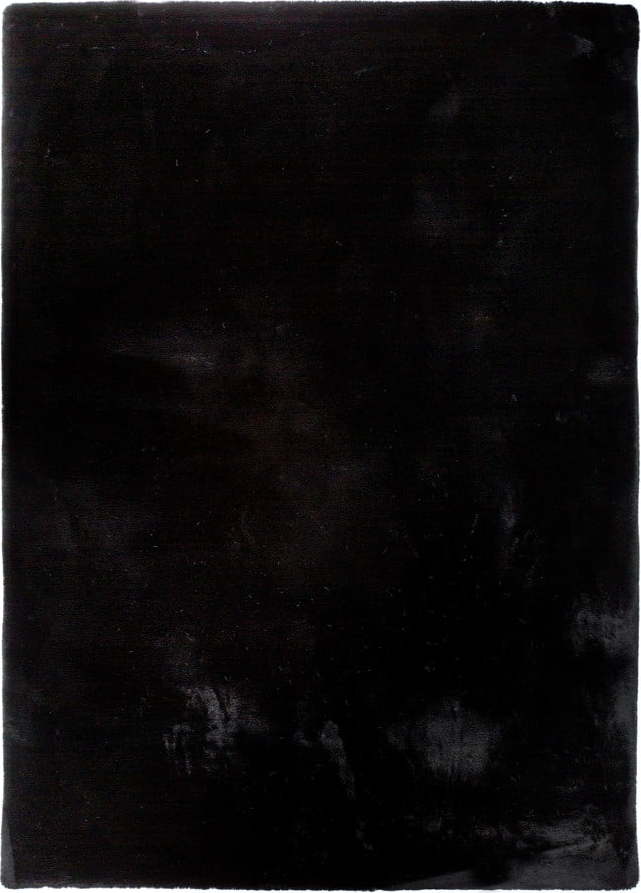 Černý koberec Universal Fox Liso, 80 x 150 cm