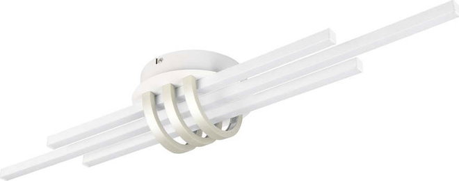 Bílé LED stropní svítidlo 18x81 cm Cinto – Reality