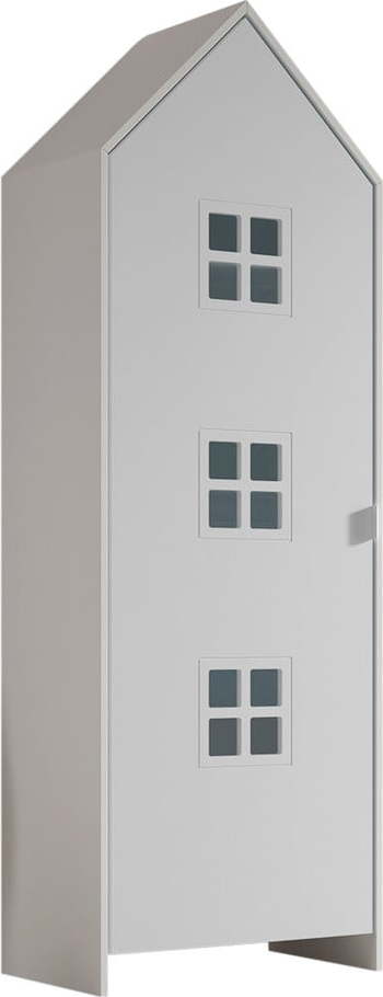 Bílá dětská šatní skříň 58x172x37 cm Casami Bruges – Vipack
